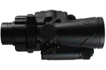 Image of BROWE 4x32 Tactical Optic Rifle Scope, 5.56mm Chevron, Blue, Black, One Size, BTO-001B
