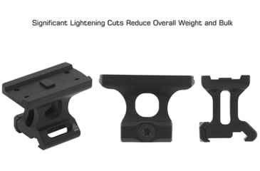 Image of BROWE Aimpoint T1 1/3 Co-Witness Mount, Black, One Size, MNT-T1-1/3CW