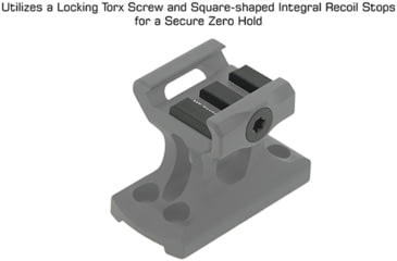 Image of BROWE Aimpoint T1 1/3 Co-Witness Mount, Black, One Size, MNT-T1-1/3CW