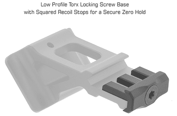 Image of EDEMO BROWE Mini Red Dot 45 Degree Offset Mount, RMR Footprint, Black, One Size, MRD-45-RMR, EDEMO2