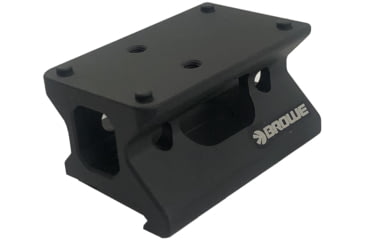 Image of BROWE Mini Red Dot 1/3 Co-Witness Mount, RMR Footprint, Black, One Size, MRD-1/3CW-DOC
