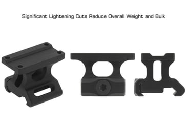 Image of BROWE MRO Co-Witness Mount, Black, One Size, MNT-MRO-CW