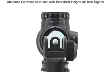 Image of BROWE MRO Co-Witness Mount, Black, One Size, MNT-MRO-CW