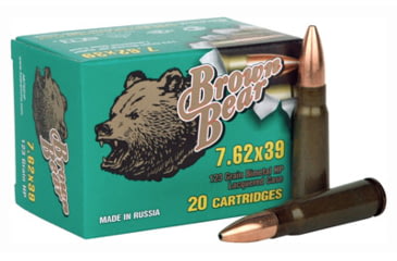 Image of Brown Bear 7.62 X 39 123gr. Hp 500rd Case