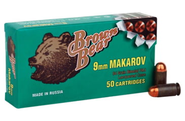Image of Brown Bear 9x18mm Makarov 94gr. Fmj-rn 50-pack
