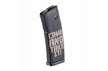 Image of Brownells Polymer Pistol Magazine, AR-15, .223/5.56, 30 Round, Black/Come Take It, 78000706-30RD