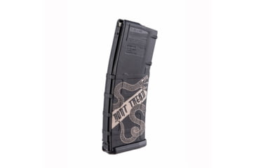 Image of Brownells Polymer Pistol Magazine, AR-15, .223/5.56, 30 Round, Black/Dont Tread On Me, 78000705-30RD
