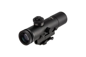 Image of Brownells Retro 4x Carry Handle Scope, 4x21mm, 35mm Tube, Fixed Focal Plane, Duplex Reticle, Black, RETRO4X