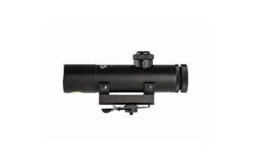 Image of Brownells Retro 4x Carry Handle Scope, 4x21mm, 35mm Tube, Fixed Focal Plane, Duplex Reticle, Black, RETRO4X