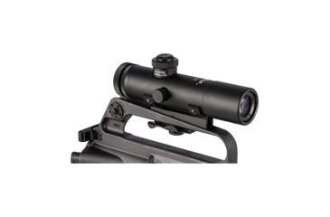 Image of Brownells Retro 4x Carry Handle Scope, 4x21mm, 35mm Tube, Fixed Focal Plane, Duplex Reticle, Black, RETRO4X