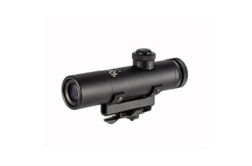 Image of Brownells Retro 4x Carry Handle Scope, 4x21mm, 35mm Tube, Fixed Focal Plane, Duplex Reticle, Black, RETRO4X