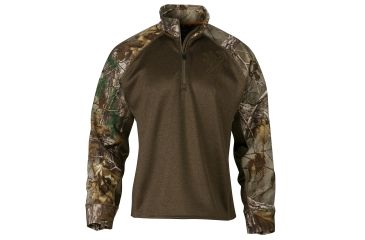 Image of Browning 1/4 Zip Bellum Pullover, Rtx, Small, 3018752401