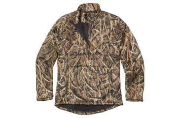 Image of Browning 1/4 Zip Wicked Wing Highpile - Mens, Mossy Oak Shadow Grass Blades, Large, 3016732503