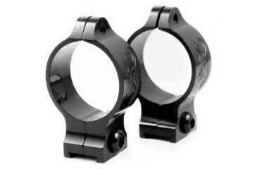 Image of Browning 30mm High Rifle Scope Rings, Matte Black 12348