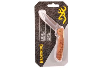 Image of Browning Everyday Carry Pursuit Folding Knife, 2.5in, Drop Point, 7Cr Stainless Steel, 3220007