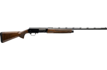 Image of Browning A5 Hunter 3in Field Semi-Auto Shotgun, 20 Gauge, 28in BBL, Walnut Gloss Black Stock, Fiber Optic Front Sight/Ivory Mid-Bead, Blued, 118006004