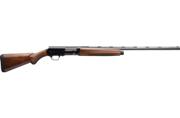 Image of Browning A5 Lightning 3in Field Semi-Auto Shotgun, 12 Gauge, 28in BBL, Walnut Stock, Fiber Optic Front Sight/Ivory Mid-Bead, Blued Black, 119013004