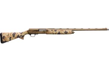 Image of Browning A5 Wicked Wing 2.75in Field Semi-Auto Shotgun, 16 Gauge, 26in BBL, Synthetic Vintage Tan Stock, Fiber Optic Front Sight/Ivory Mid-Bead, Bronze, 119075005