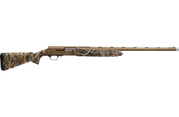 Image of Browning A5 Wicked Wing 3.5in Field Semi-Auto Shotgun, 12 Gauge, 28in BBL, Synthetic MO Shadow Grass Habitat Stock, Bronze, 119002004