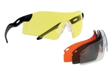 Image of Browning Ace II Shooting Glasses w/Interchangeable Smoke, Yellow,Vermilion and Clear Lenses 12716