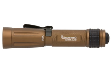 Image of Browning Alpha Elite AA LED Flashlight, AA, White/Green, 200 Lumens, Bronze, 3711255