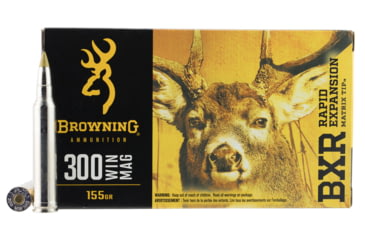Image of Browning BXR .300 Winchester 155 grain Rapid Expansion Matrix Tip Centerfire Rifle Ammo, 20 Rounds, B192103001