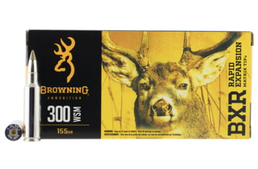 Image of Browning BXR .300 Winchester Short Magnum 155 grain Rapid Expansion Matrix Tip Centerfire Rifle Ammo, 20 Rounds, B192130001
