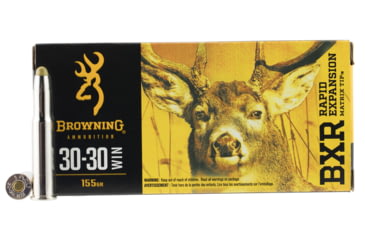 Image of Browning BXR .30-30 Winchester 155 grain Rapid Expansion Matrix Tip Centerfire Rifle Ammo, 20 Rounds, B192130301