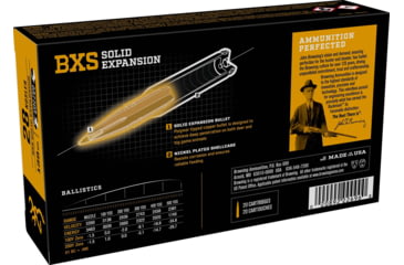 Image of Browning BXS .28 Nosler 139 grain Solid Expansion Polymer Tip Centerfire Rifle Ammo, 20 Rounds, B192400281