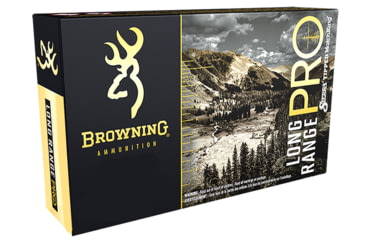 Image of Browning Long Range Pro .30-06 Springfield 195 grain Sierra MatchKing Boat Tail Hollow Point Centerfire Rifle Ammo, 20 Rounds, B192530061