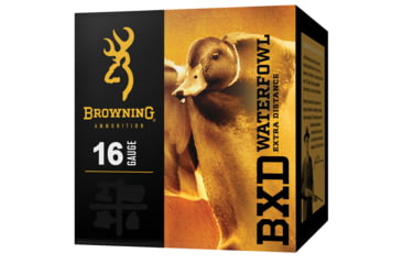 Image of Browning Steel Waterfowl 16 Gauge 2.75 in 15/16 oz #2 Centerfire Shotgun Shot Ammo, 25 Rounds, B193411622