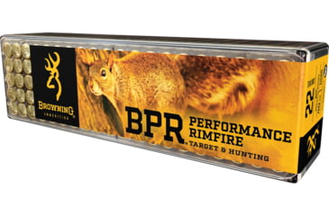 Image of Browning BPR .22 Long Rifle 40 grain Lead Hollow Point Rimfire Ammo, 1000 Rounds, B194122100-CS