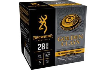 Image of Browning Ammo Golden Clays 28Gauge 2.75 3/4oz 7.5Shot 25 Per Box/10 Case, BGC287