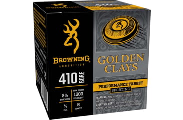 Image of Browning Ammo Golden Clays 410Bore 2.50 1/2oz 8Shot 25 Per Box/10 Case, BGC418