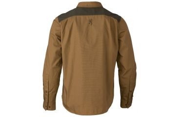 Image of Browning Austin Long Sleeve Shirt,Taupe/Loden,2XL 3010667805
