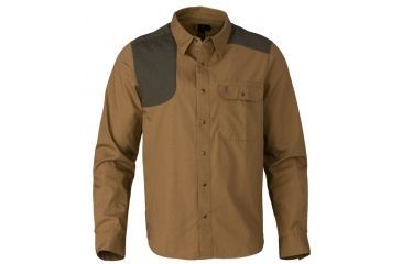 Image of Browning Austin Long Sleeve Shirt,Taupe/Loden,2XL 3010667805