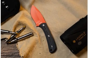 Image of Browning Back Country Small Fixed Blade Knife - Box, 2.75in, Deep Belly Skinner, Composite Handle, Blaze, 3220499B