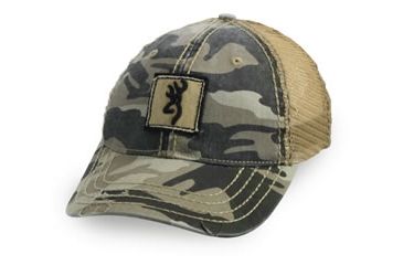 Image of Browning Bayou Mesh Back Cap, Mesh back all terrain camo, Adult cap adjustable fit 308238091