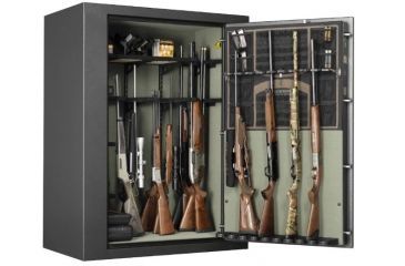 Image of Browning The Beast BST40 Gun Safe,12 Gauge Steel Body,Securam Electronic Lock,Matte Black/Black Chrome 1601100218