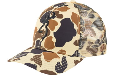 Image of Browning Bg Cap Tradition Mesh Snapback Vintage Tan Buckmark Osfm