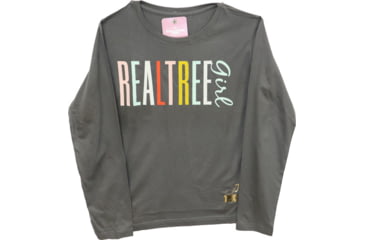 Image of Browning Bg Women's Realtree Girl Ls T Large Charcoal Gold Foil