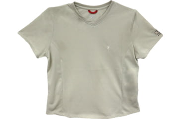 Image of Browning Bg Women's Ss V-neck Perfrmnce T-shirt Small Sand