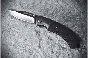 Image of Browning Black Label Checkmate Knife - Black w/ Silver Blade 320143BLO