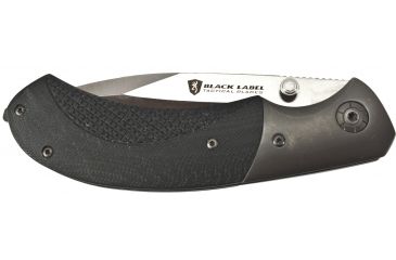 Image of Browning Black Label Checkmate Knife - Black w/ Silver Blade 320143BLO