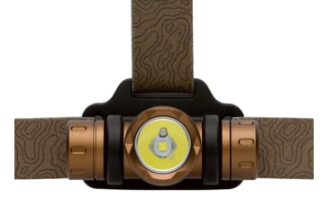 Image of Browning Blackout Elite LED Headlamp, Lithium-Ion, Green/White, 860 Lumen, Burnt Bronze, 3713345