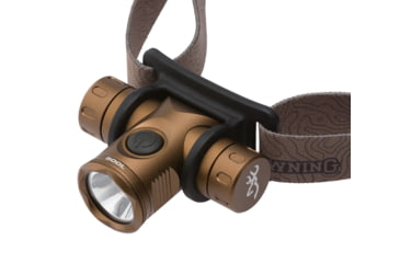 Image of Browning Blackout Micro USB Rechargeable Cree XM-L LED Headlamp, 35 Lumens, Black, 3713346