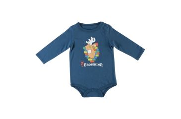 Image of Browning Boys Baby Skipper II Bodysuit, Majolica Blue, 12 Months A000008240205