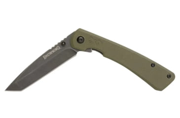 Image of Browning Branded Rock Field Assisted Opening Folding Knife, 3in, 7Cr17Mov, Tanto, G10 Handle, N, 3220507