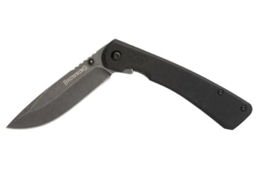 Image of Browning Branded Rock Field Assisted Opening Folding Knife, 3in, 7Cr17Mov, Wharncliffe, G10 Handle, N, 3220514