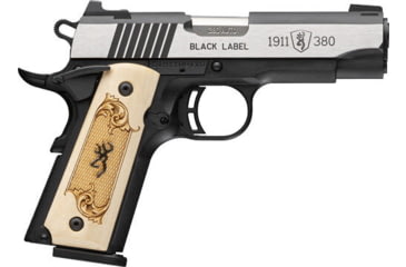 Image of Browning 1911-380 Black Label Semi Auto Pistol, 380 Auto, 3.58 in Barrel